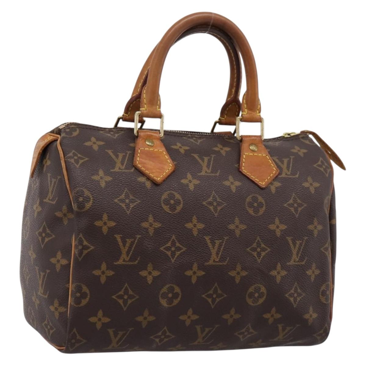 LOUIS VUITTON Monogram Speedy 25 Hand Bag M41528 LV Auth 199438A