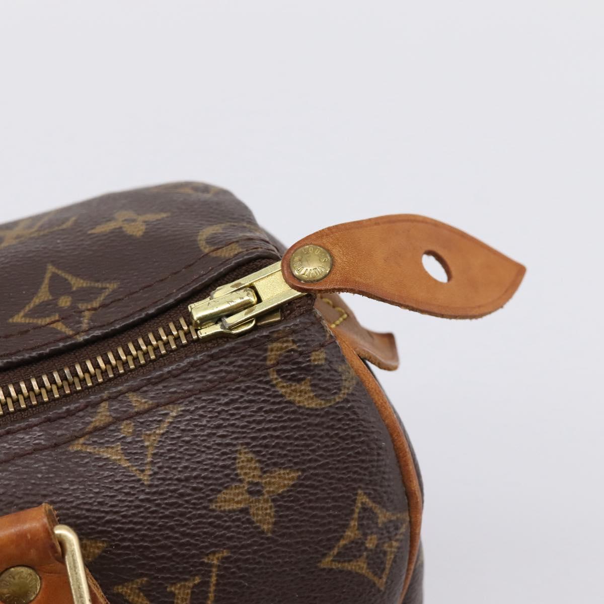 LOUIS VUITTON Monogram Speedy 25 Hand Bag M41528 LV Auth 199438A