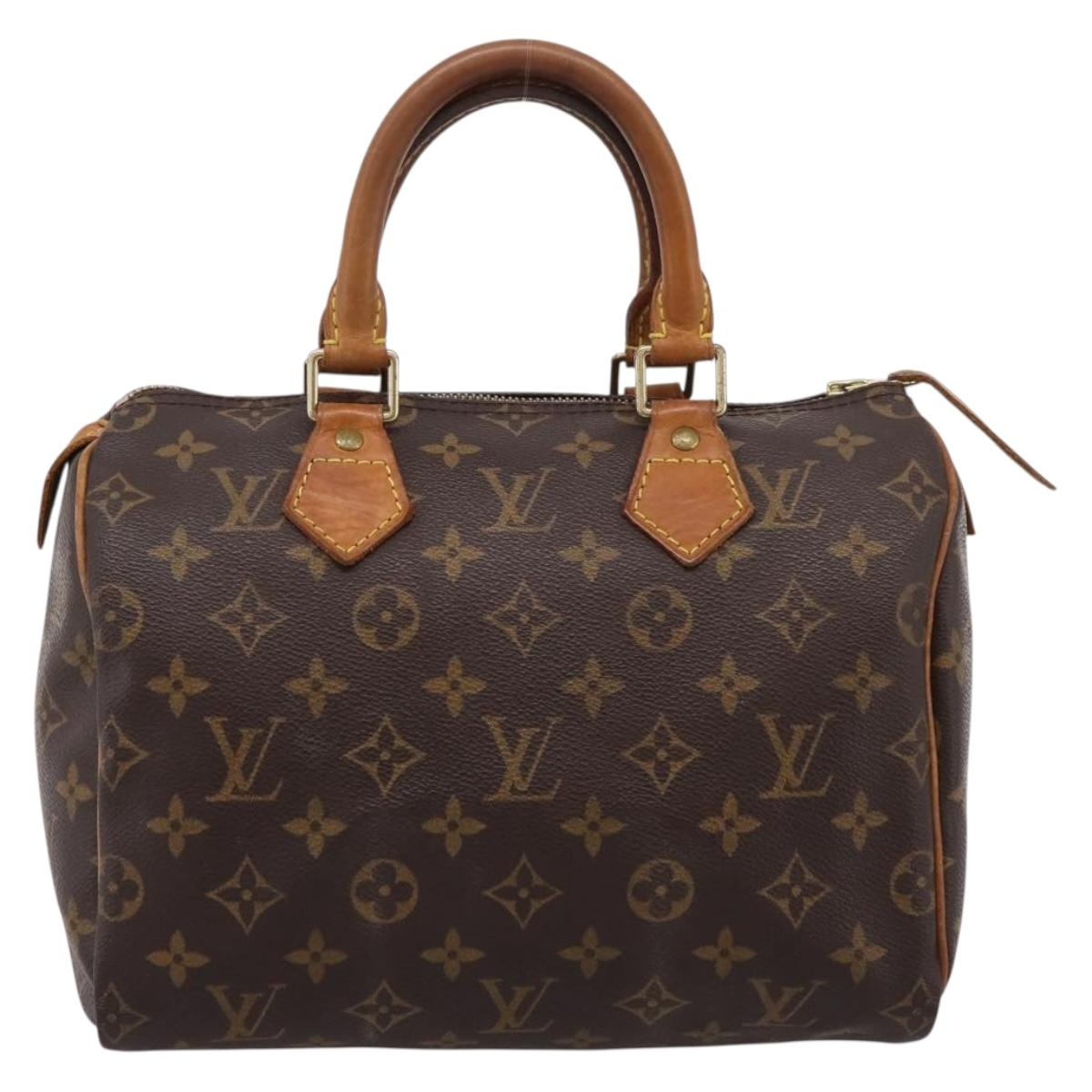 LOUIS VUITTON Monogram Speedy 25 Hand Bag M41528 LV Auth 199438A