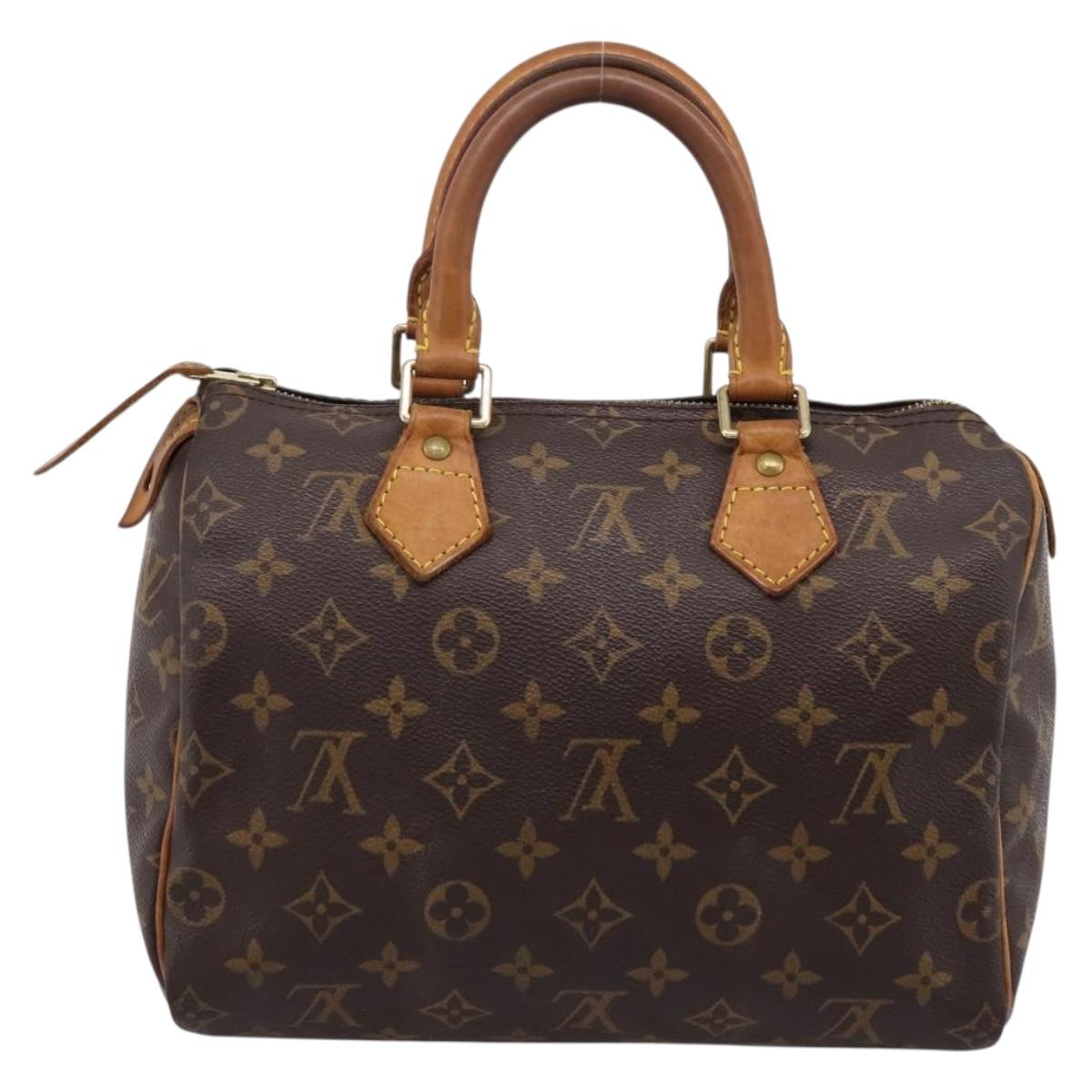 LOUIS VUITTON Monogram Speedy 25 Hand Bag M41528 LV Auth 199438A