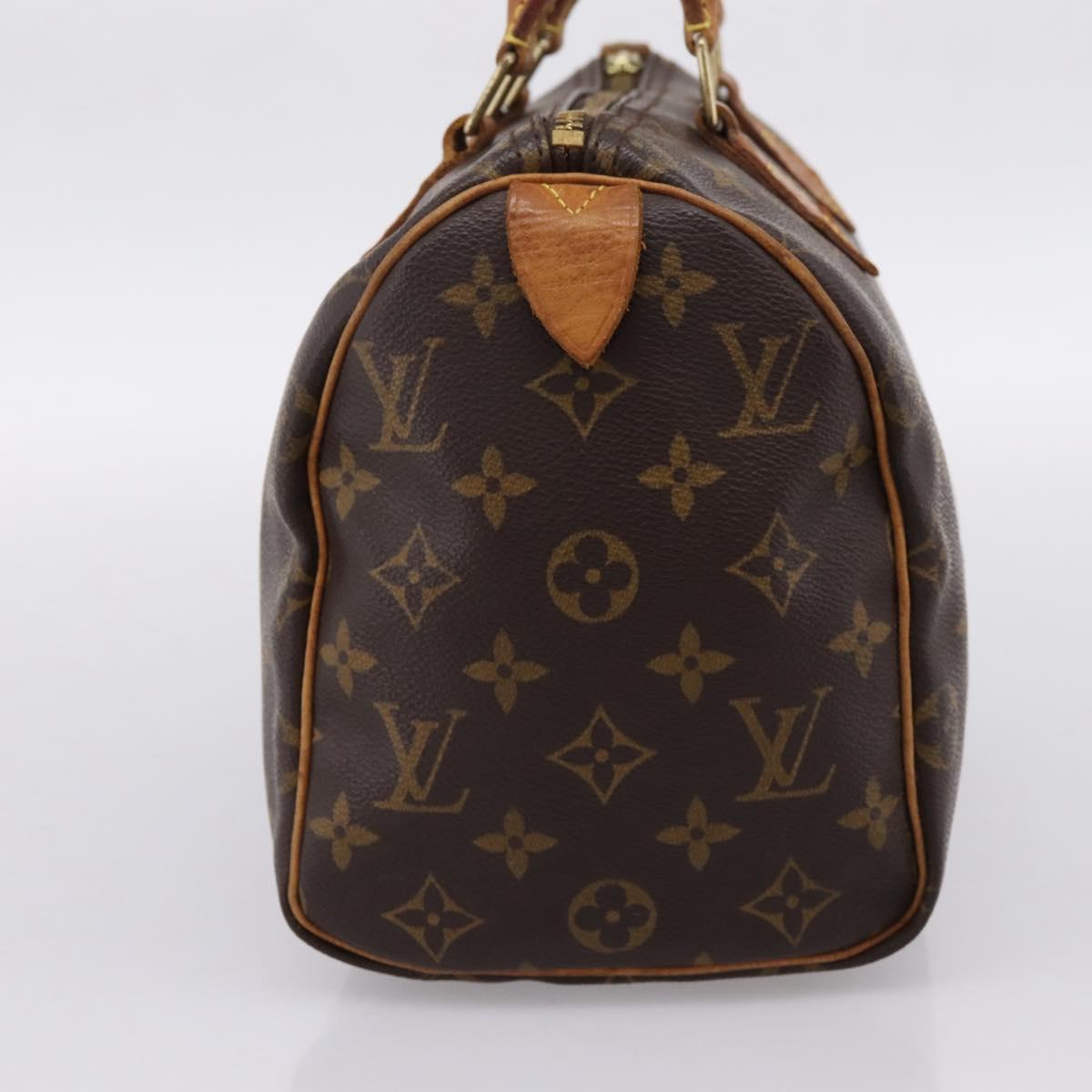 LOUIS VUITTON Monogram Speedy 25 Hand Bag M41528 LV Auth 199438A