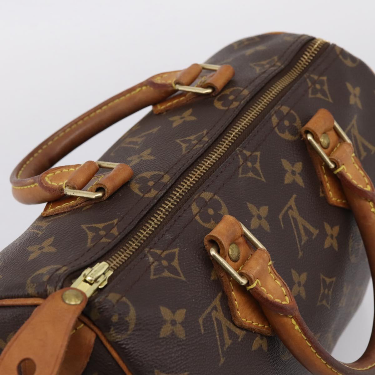 LOUIS VUITTON Monogram Speedy 25 Hand Bag M41528 LV Auth 199438A
