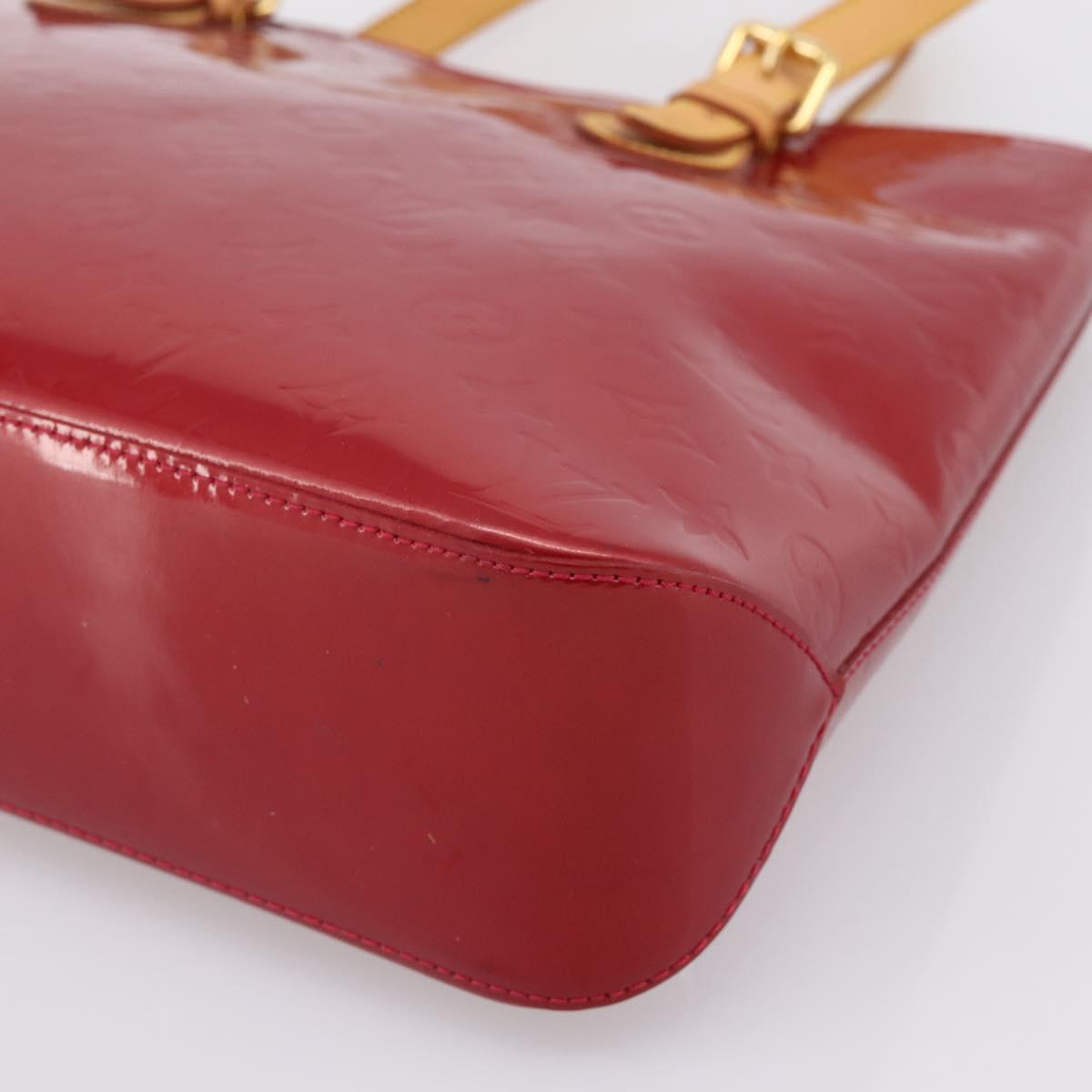 LOUIS VUITTON Monogram Vernis Brentwood Bag Pomme D'amour M91989 LV Auth 199448