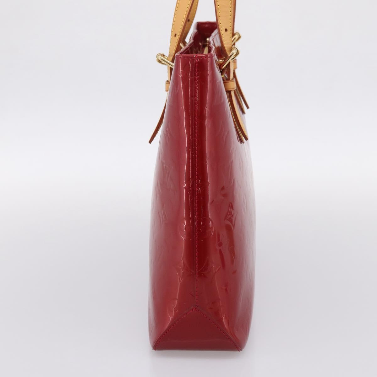 LOUIS VUITTON Monogram Vernis Brentwood Bag Pomme D'amour M91989 LV Auth 199448