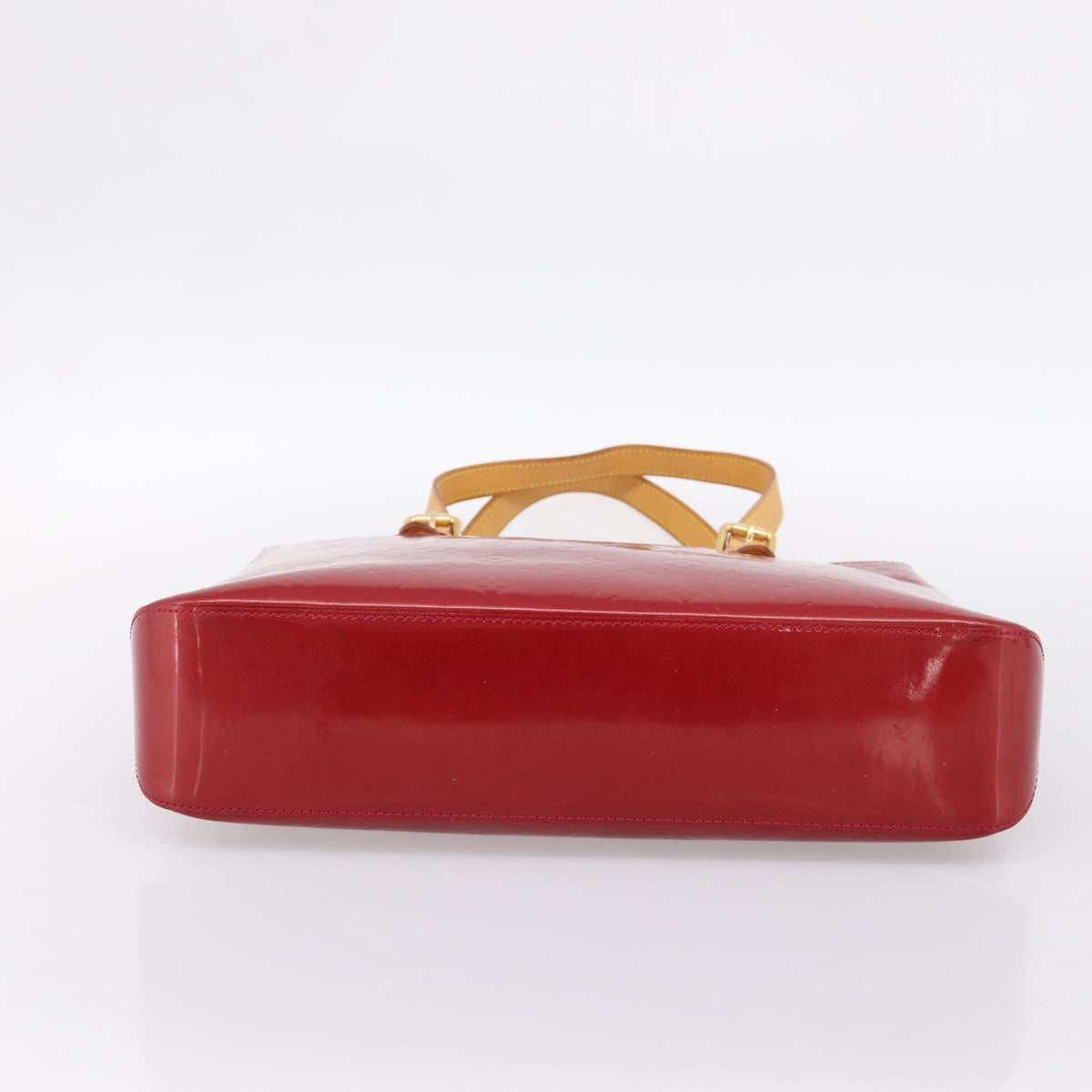 LOUIS VUITTON Monogram Vernis Brentwood Bag Pomme D'amour M91989 LV Auth 199448