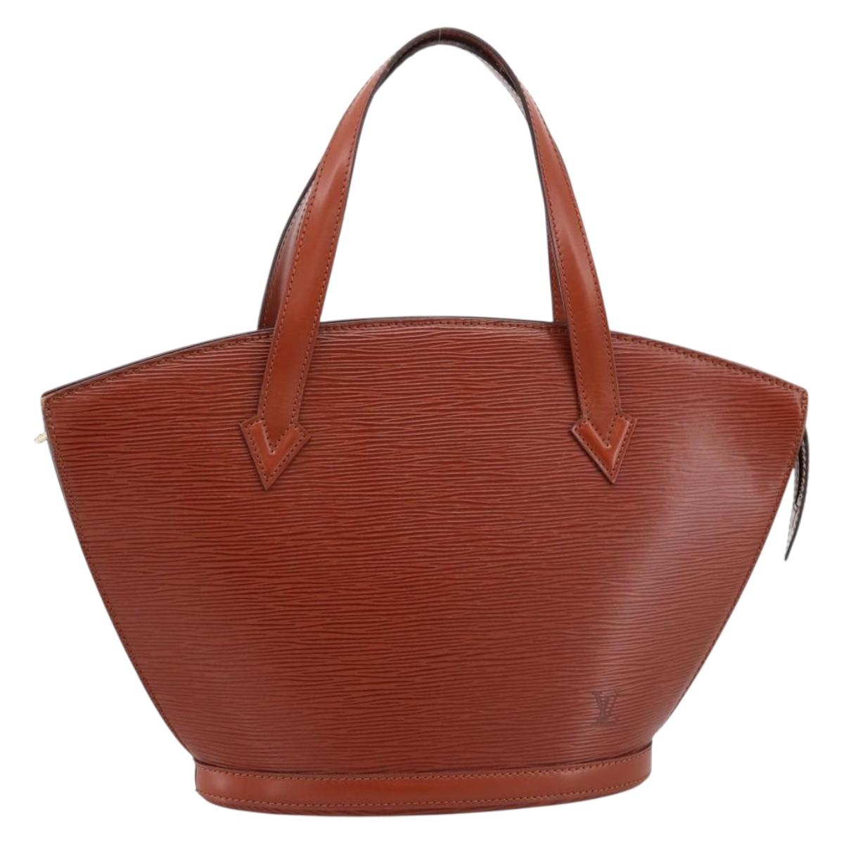 LOUIS VUITTON Epi Saint Jacques Shopping Bag Brown M52263 LV Auth 199450