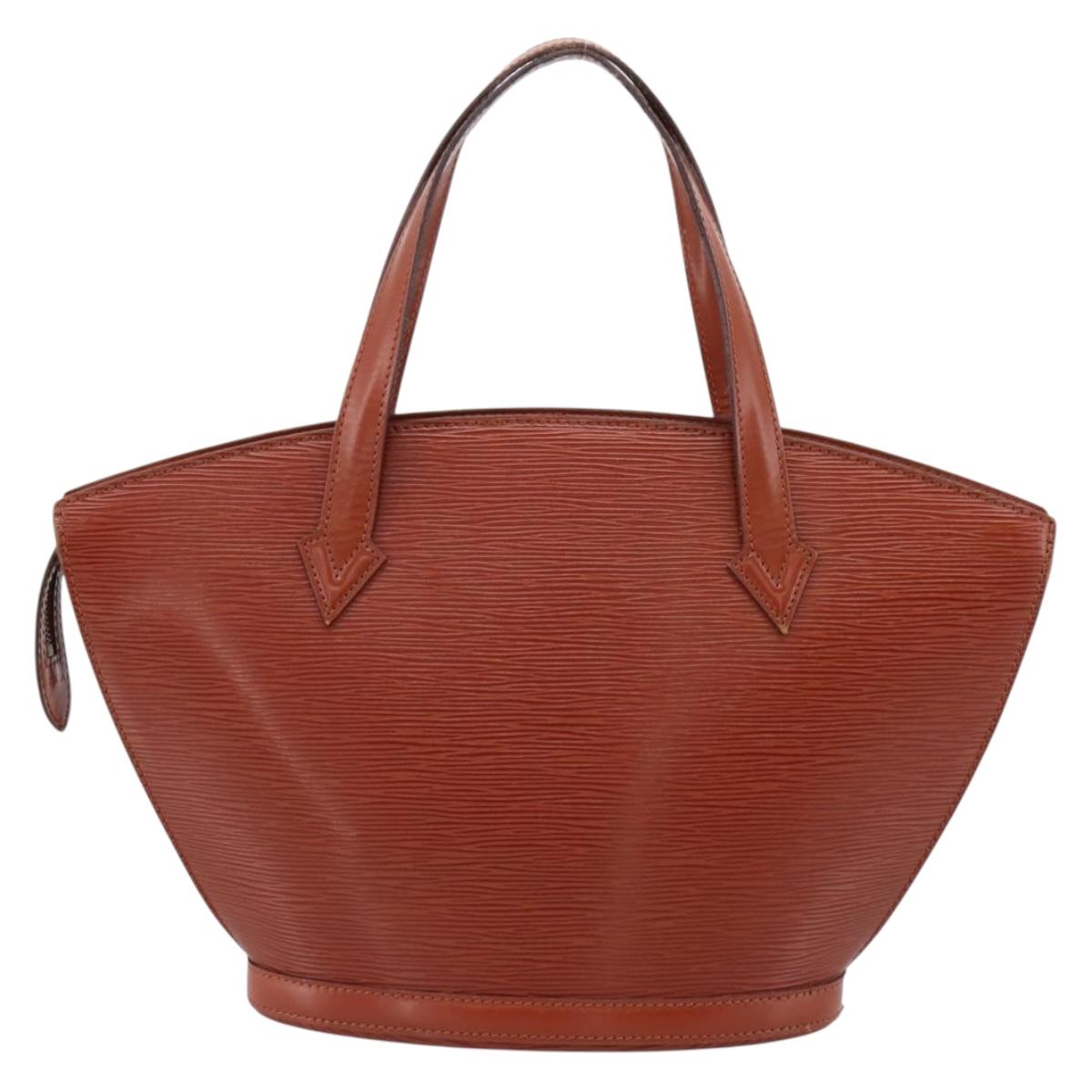 LOUIS VUITTON Epi Saint Jacques Shopping Bag Brown M52263 LV Auth 199450