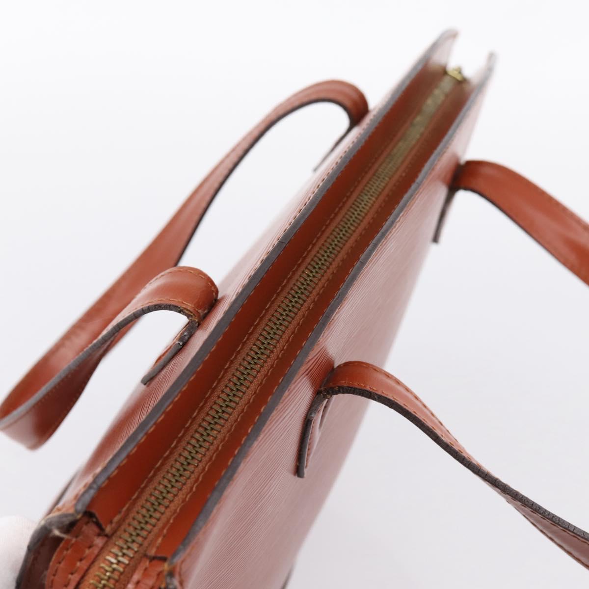LOUIS VUITTON Epi Saint Jacques Shopping Bag Brown M52263 LV Auth 199450