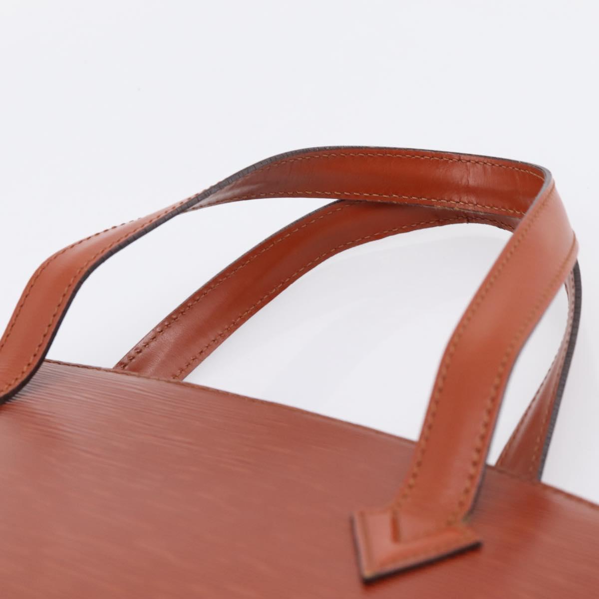 LOUIS VUITTON Epi Saint Jacques Shopping Bag Brown M52263 LV Auth 199450