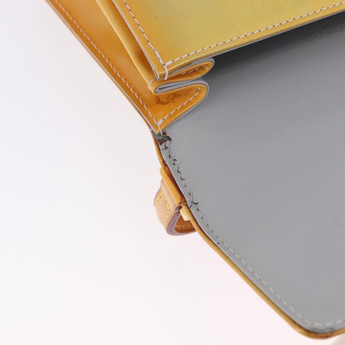 LOUIS VUITTON Monogram Vernis Spring Street Hand Bag Gris M91029 LV Auth 199465