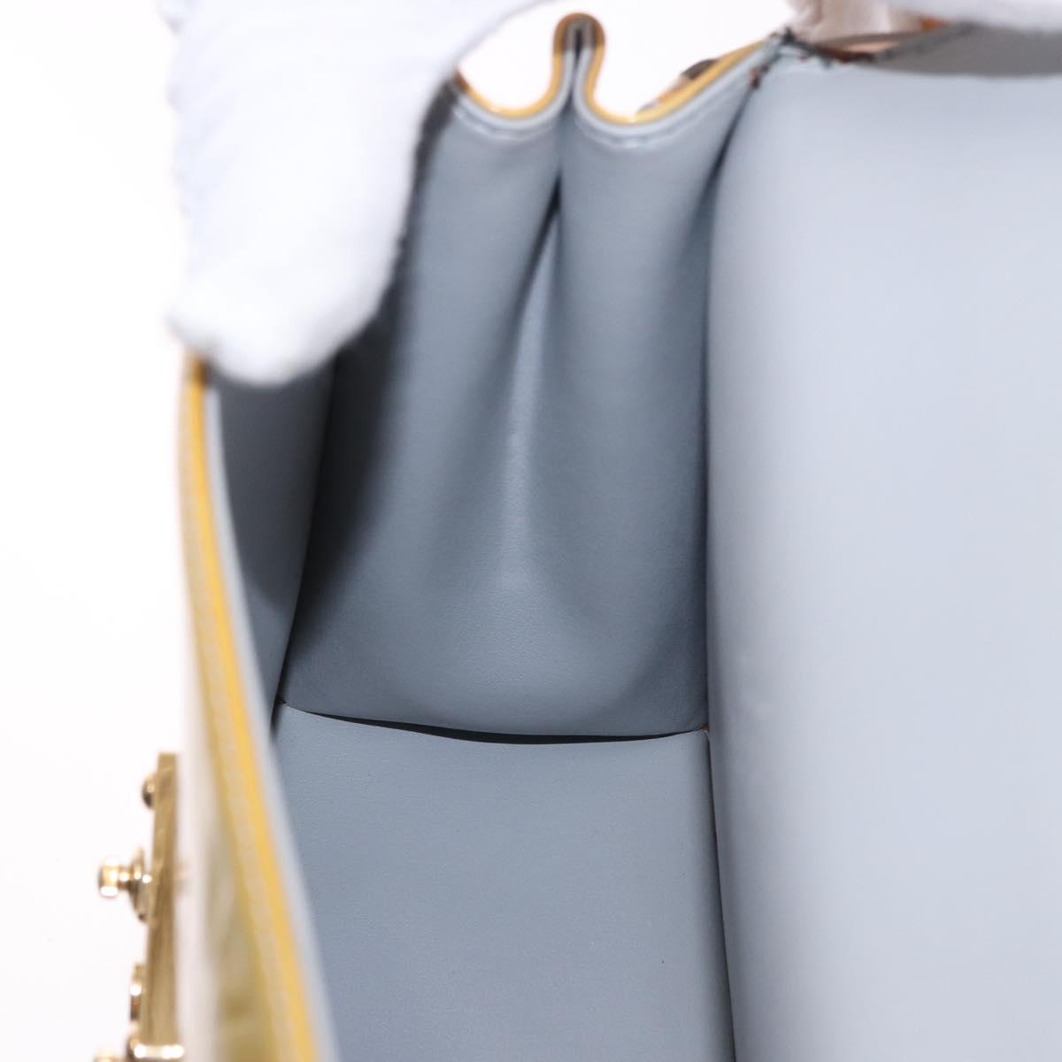 LOUIS VUITTON Monogram Vernis Spring Street Hand Bag Gris M91029 LV Auth 199465