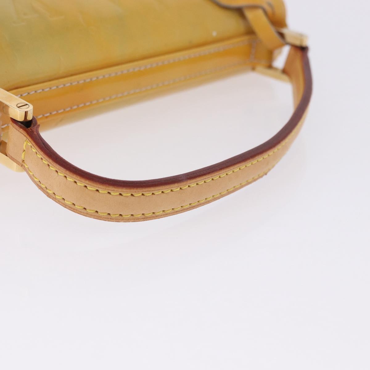 LOUIS VUITTON Monogram Vernis Spring Street Hand Bag Gris M91029 LV Auth 199465