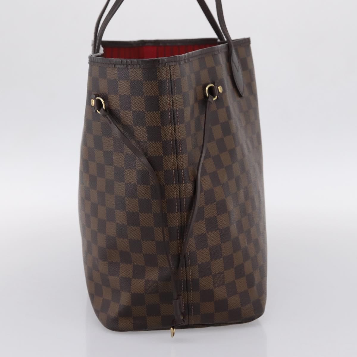 LOUIS VUITTON Damier Ebene Neverfull GM Tote Bag N51106 LV Auth 199470V