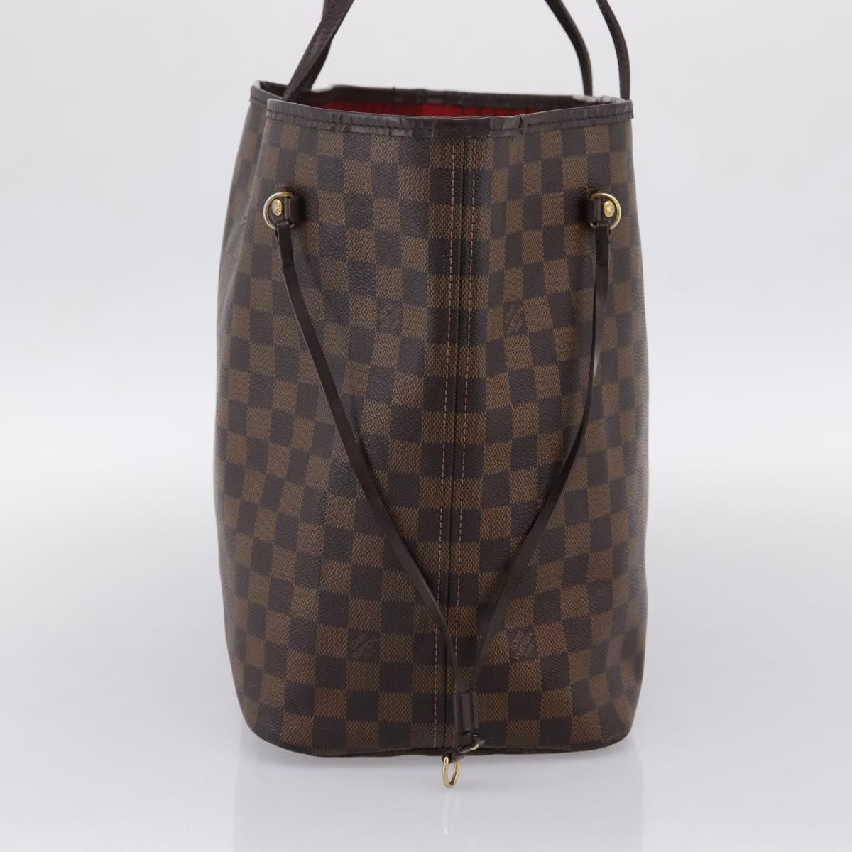 LOUIS VUITTON Damier Ebene Neverfull GM Tote Bag N51106 LV Auth 199470V