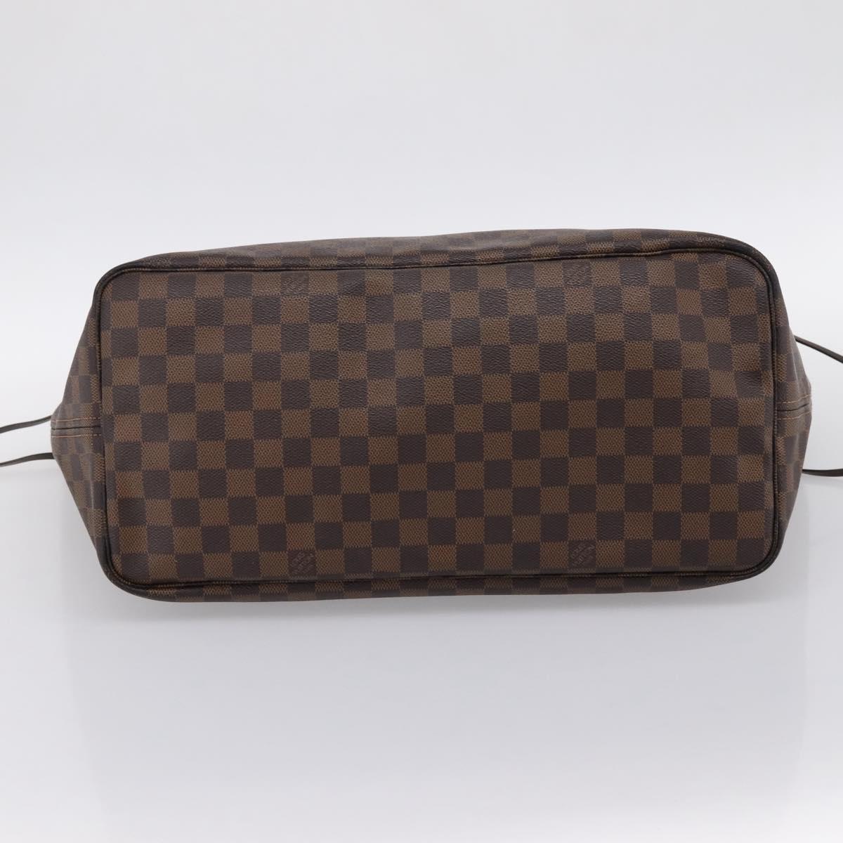 LOUIS VUITTON Damier Ebene Neverfull GM Tote Bag N51106 LV Auth 199470V