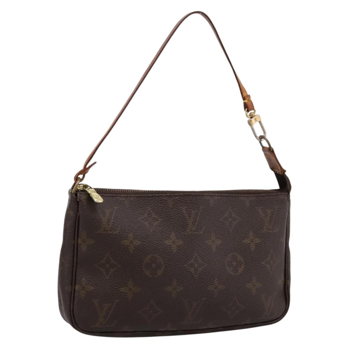 LOUIS VUITTON Monogram Pochette Accessoires Pouch M51980 LV Auth 199472