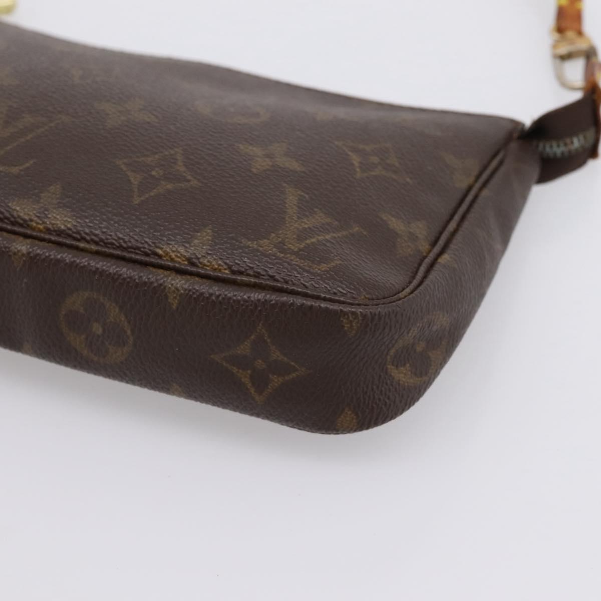 LOUIS VUITTON Monogram Pochette Accessoires Pouch M51980 LV Auth 199472