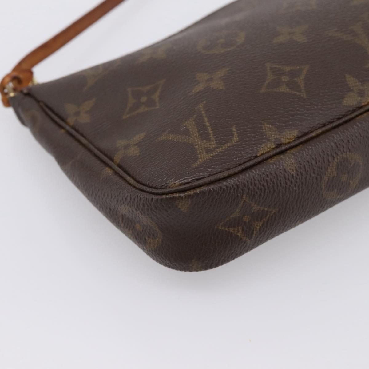 LOUIS VUITTON Monogram Pochette Accessoires Pouch M51980 LV Auth 199472