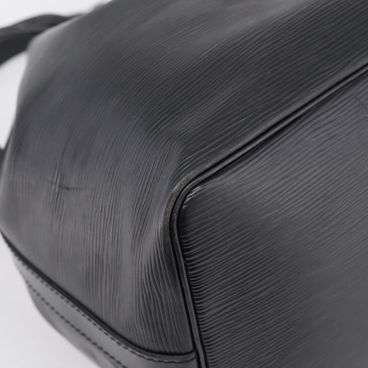 LOUIS VUITTON Epi Petit Noe Shoulder Bag Black M44102 LV Auth 199478
