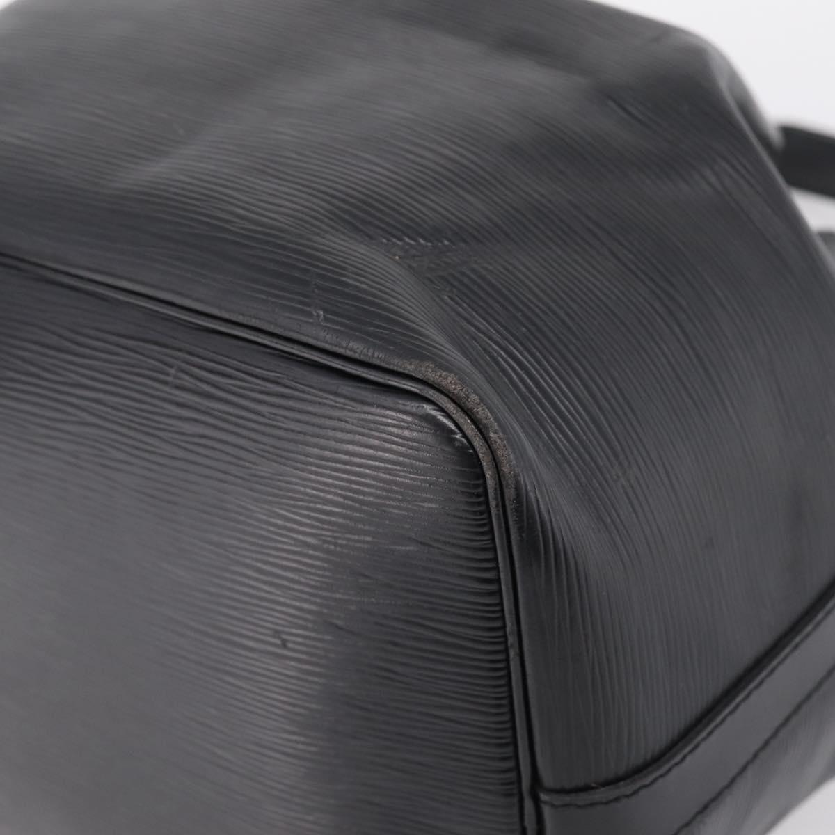 LOUIS VUITTON Epi Petit Noe Shoulder Bag Black M44102 LV Auth 199478