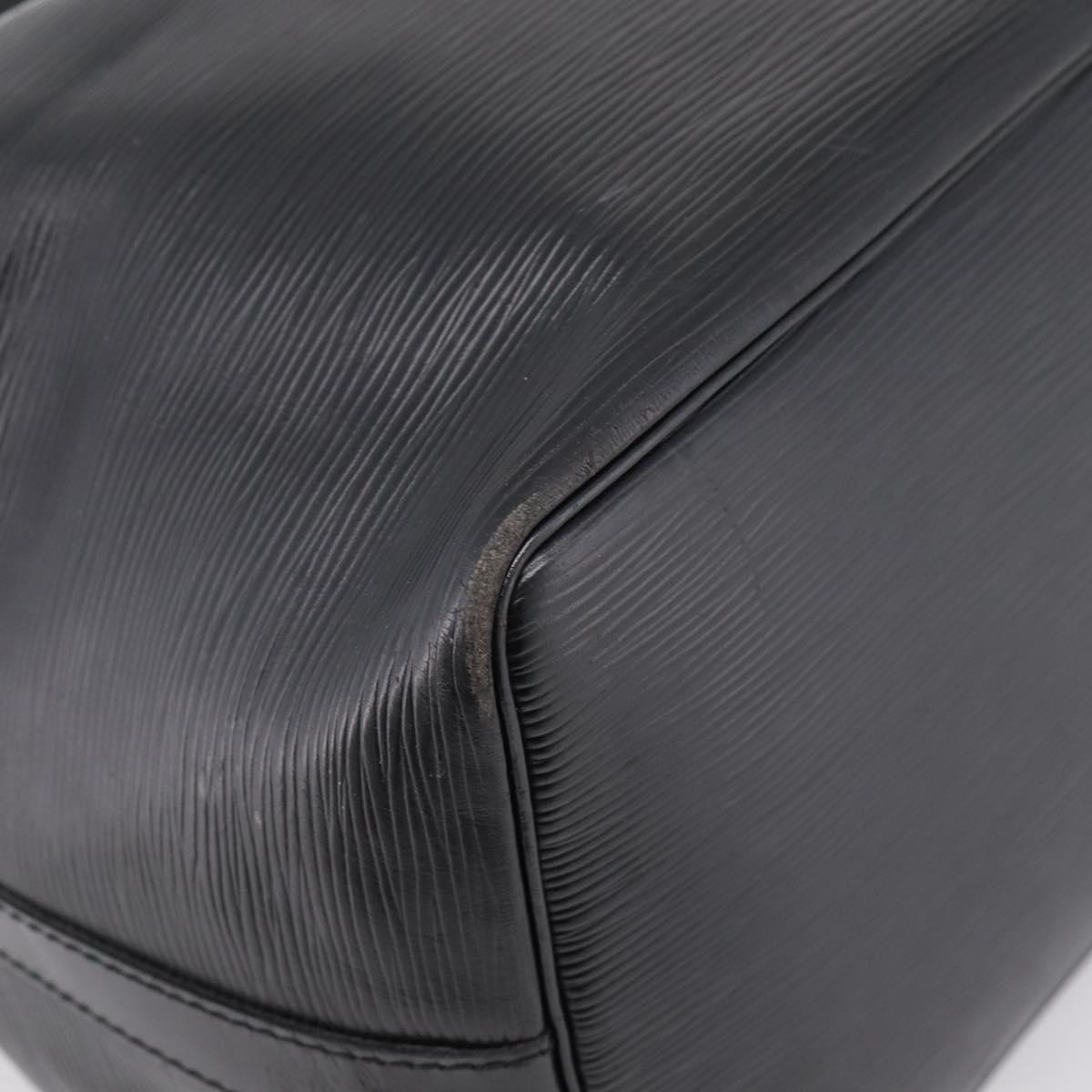 LOUIS VUITTON Epi Petit Noe Shoulder Bag Black M44102 LV Auth 199478