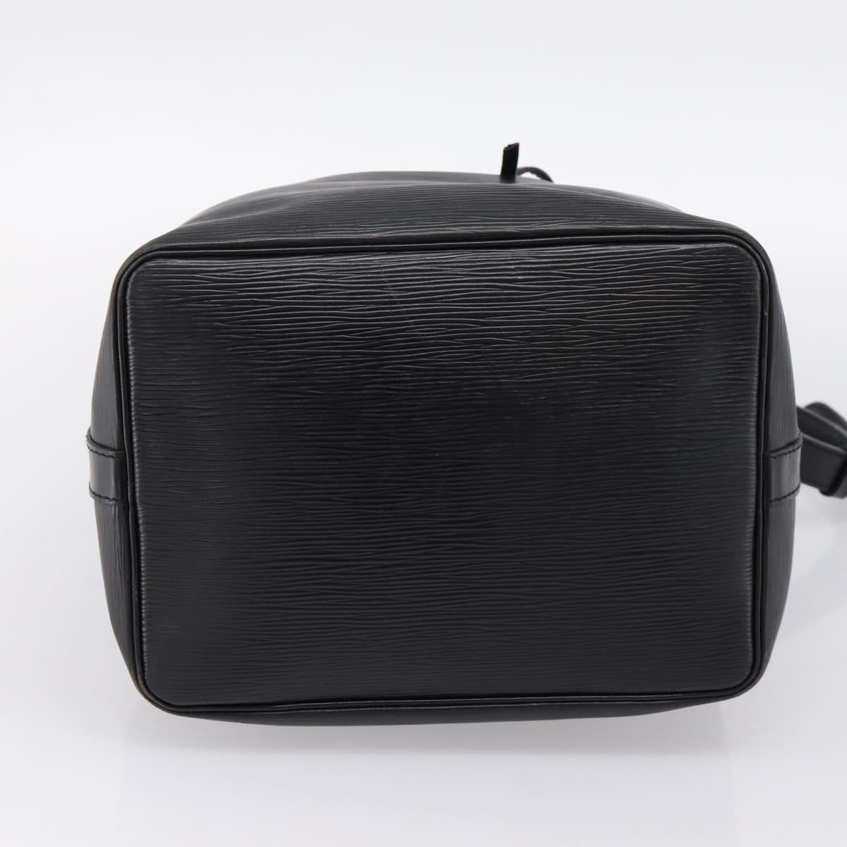LOUIS VUITTON Epi Petit Noe Shoulder Bag Black M44102 LV Auth 199478