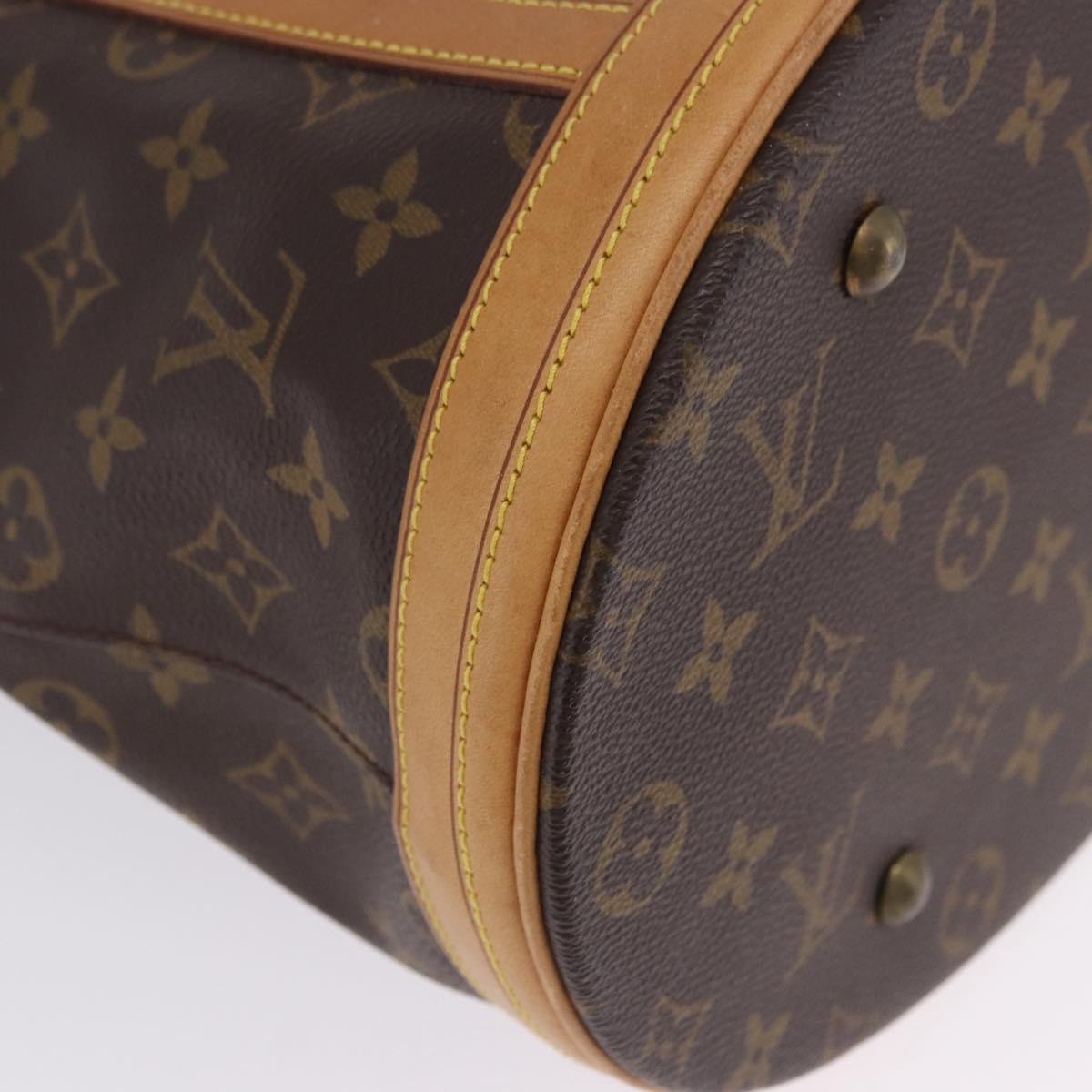 LOUIS VUITTON Monogram Bucket GM Shoulder Bag M42236 LV Auth 199483