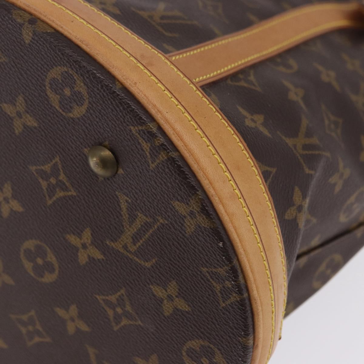 LOUIS VUITTON Monogram Bucket GM Shoulder Bag M42236 LV Auth 199483