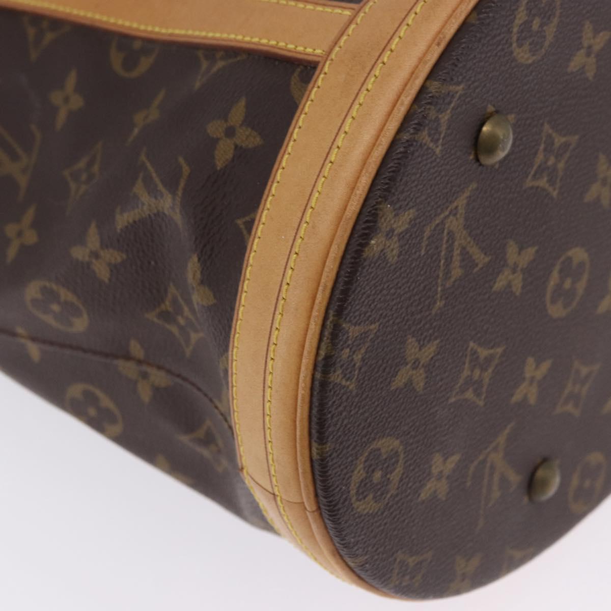 LOUIS VUITTON Monogram Bucket GM Shoulder Bag M42236 LV Auth 199483