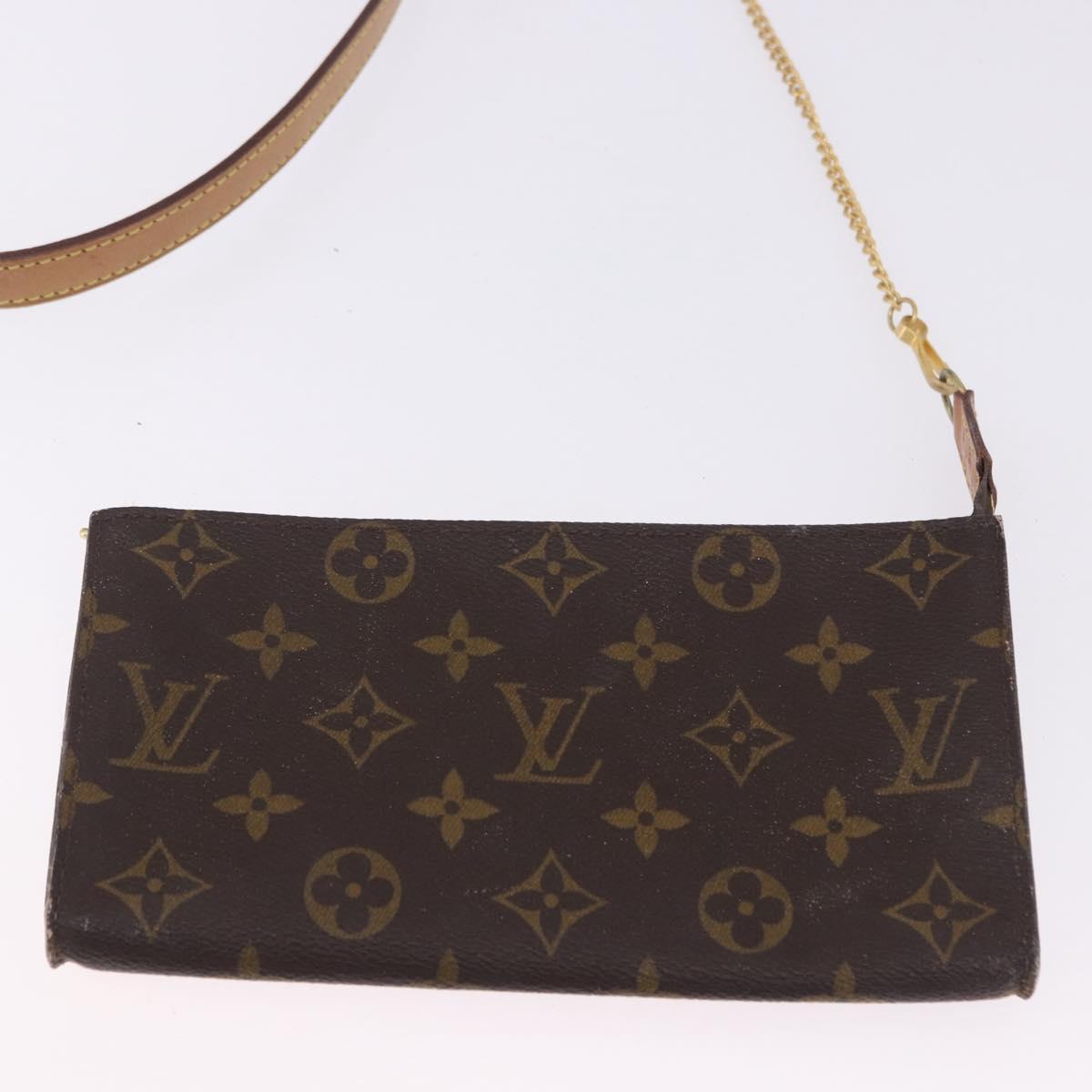 LOUIS VUITTON Monogram Bucket GM Shoulder Bag M42236 LV Auth 199483