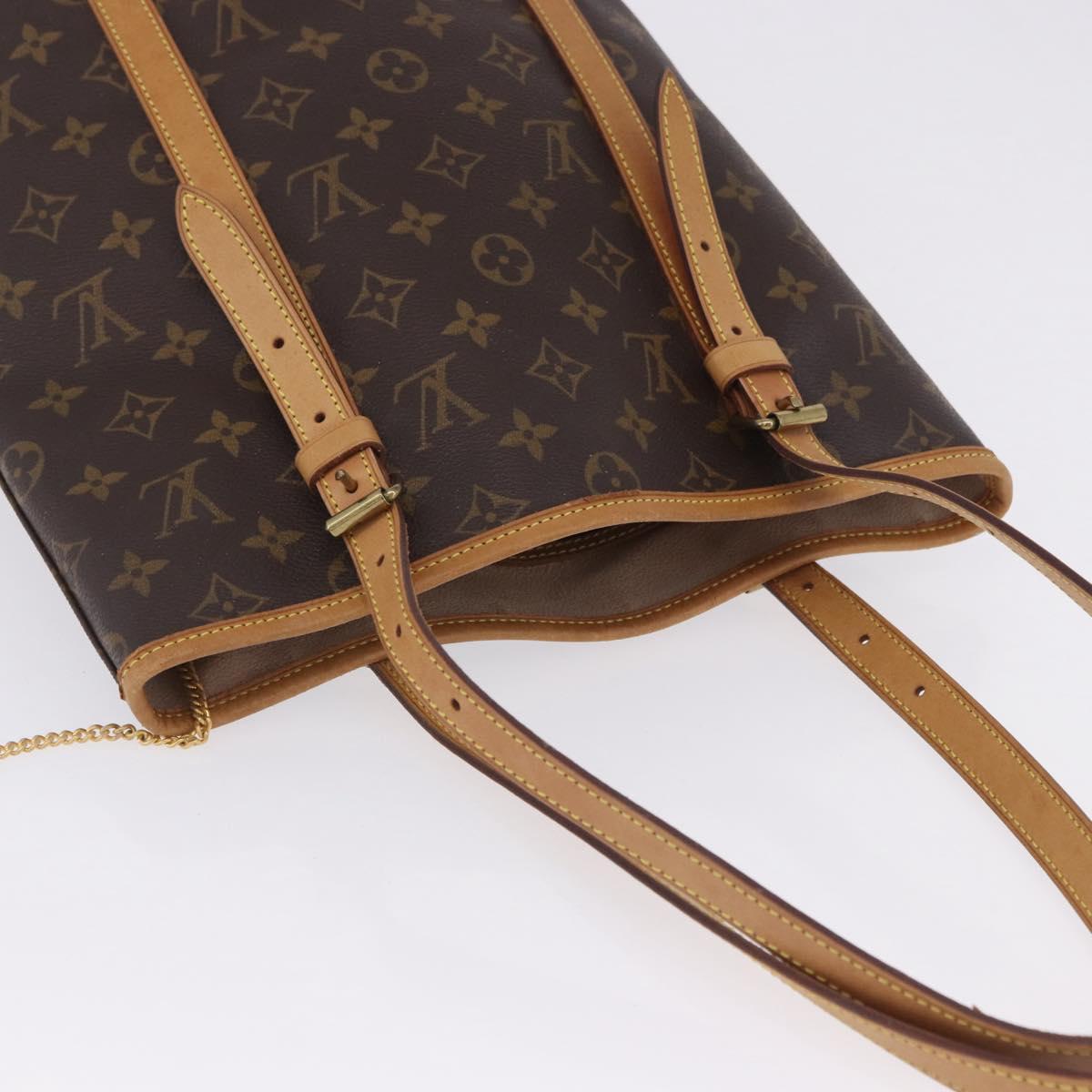 LOUIS VUITTON Monogram Bucket GM Shoulder Bag M42236 LV Auth 199483
