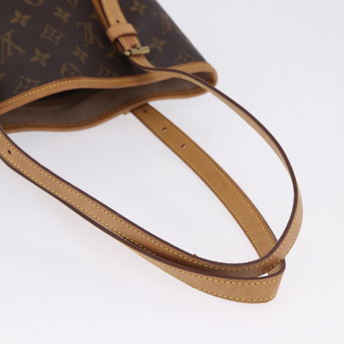 LOUIS VUITTON Monogram Bucket GM Shoulder Bag M42236 LV Auth 199483