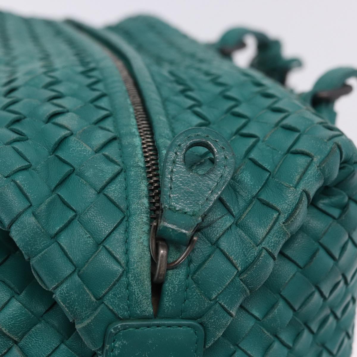 BOTTEGA VENETA INTRECCIATO Hand Bag Leather Green 173398 Auth 199486V