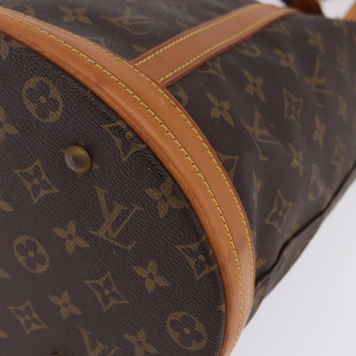 LOUIS VUITTON Monogram Bucket GM Shoulder Bag M42236 LV Auth 199487