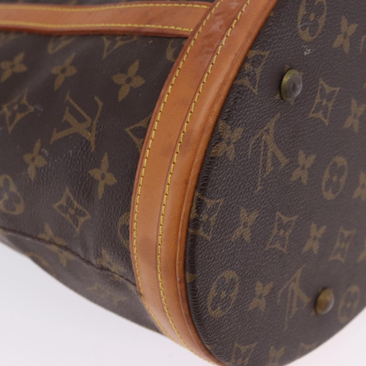 LOUIS VUITTON Monogram Bucket GM Shoulder Bag M42236 LV Auth 199487