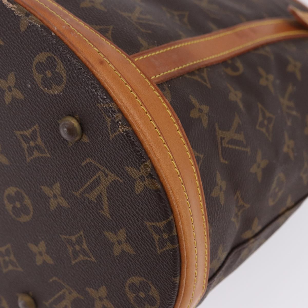 LOUIS VUITTON Monogram Bucket GM Shoulder Bag M42236 LV Auth 199487