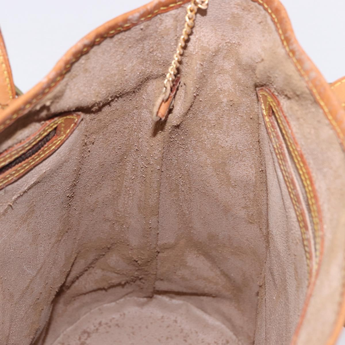 LOUIS VUITTON Monogram Bucket GM Shoulder Bag M42236 LV Auth 199487