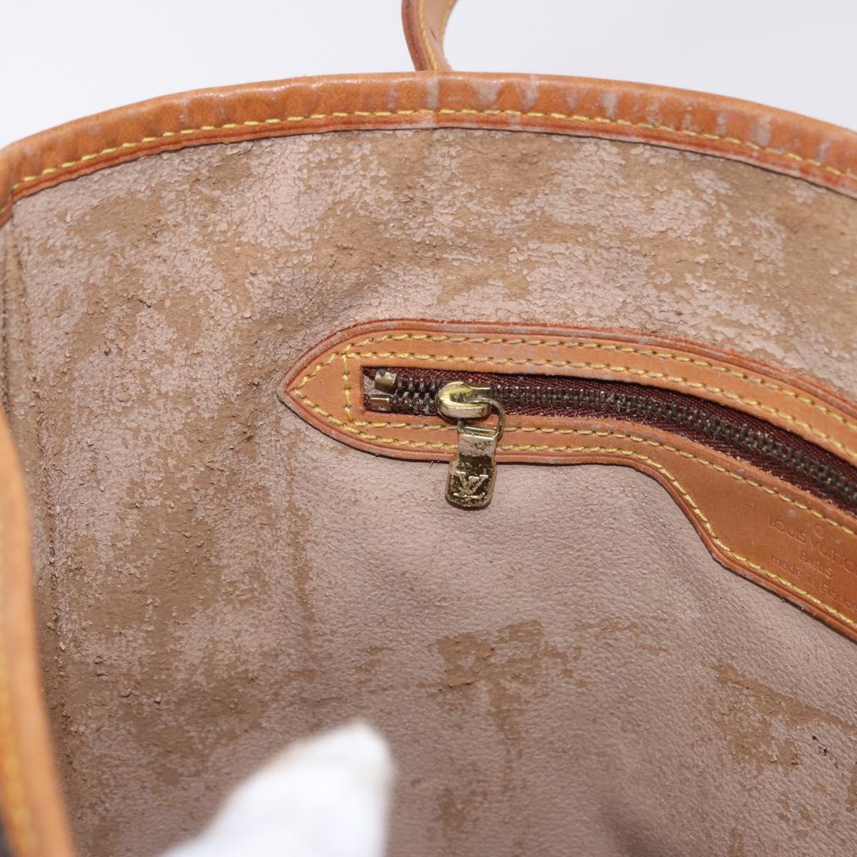 LOUIS VUITTON Monogram Bucket GM Shoulder Bag M42236 LV Auth 199487