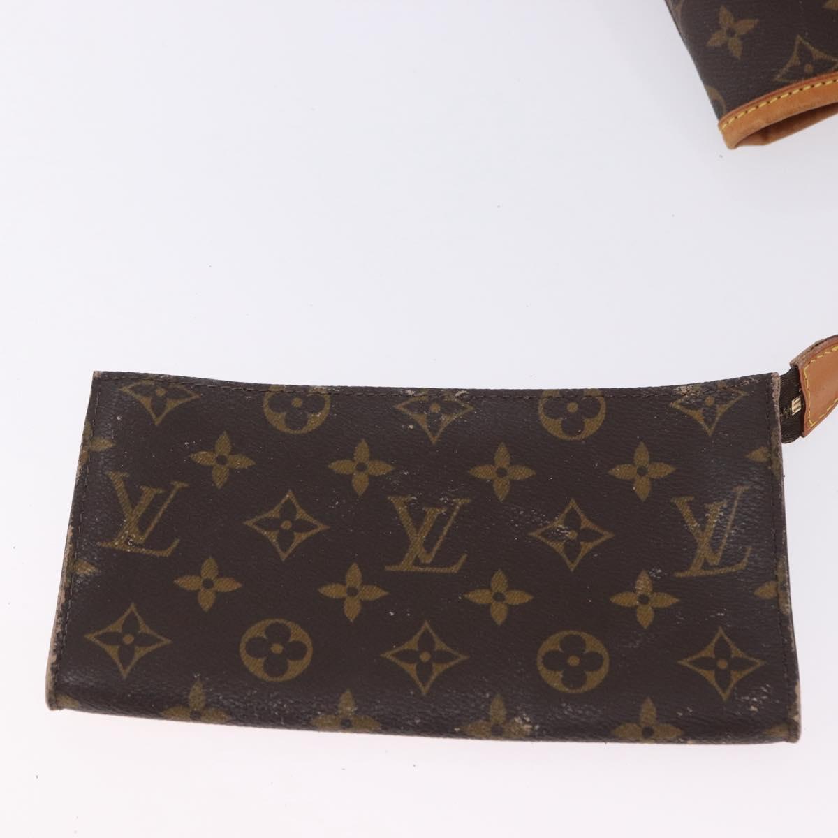 LOUIS VUITTON Monogram Bucket GM Shoulder Bag M42236 LV Auth 199487