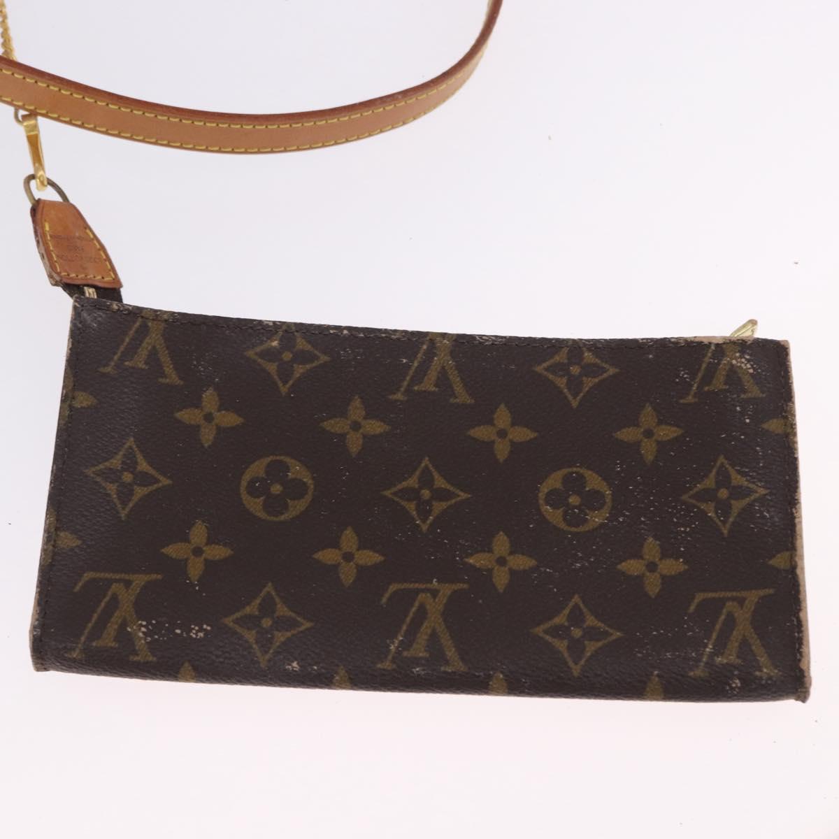 LOUIS VUITTON Monogram Bucket GM Shoulder Bag M42236 LV Auth 199487