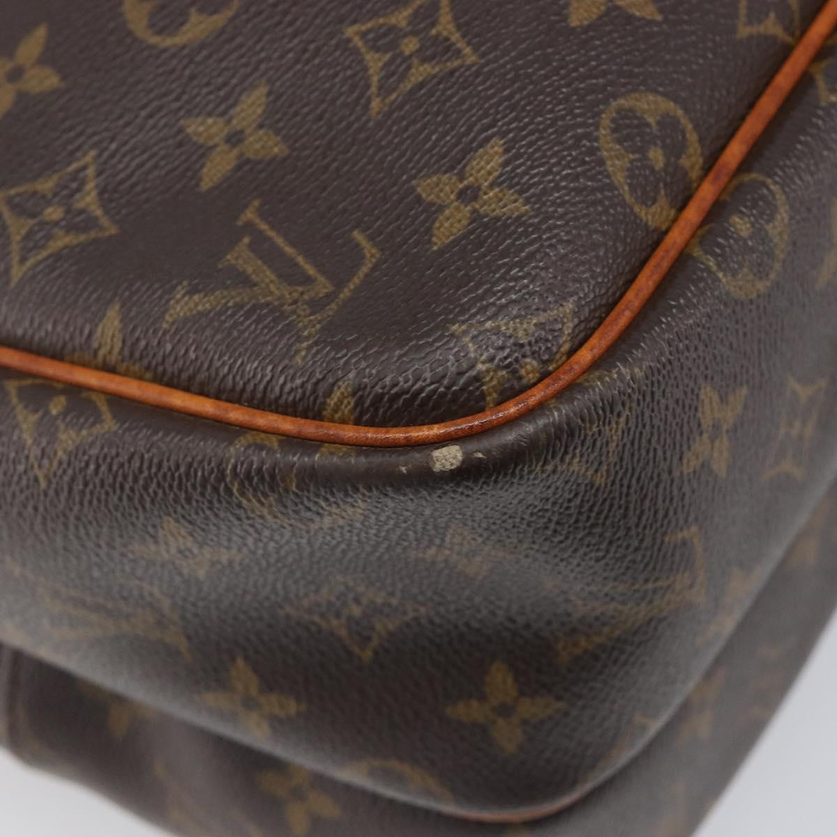LOUIS VUITTON Monogram Reporter GM Shoulder Bag M45252 LV Auth 199490