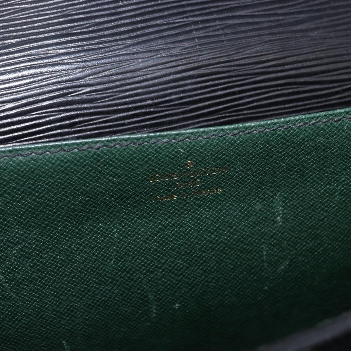 LOUIS VUITTON Epi Serviette Conseiller Briefcase Black M54422 LV Auth 199491