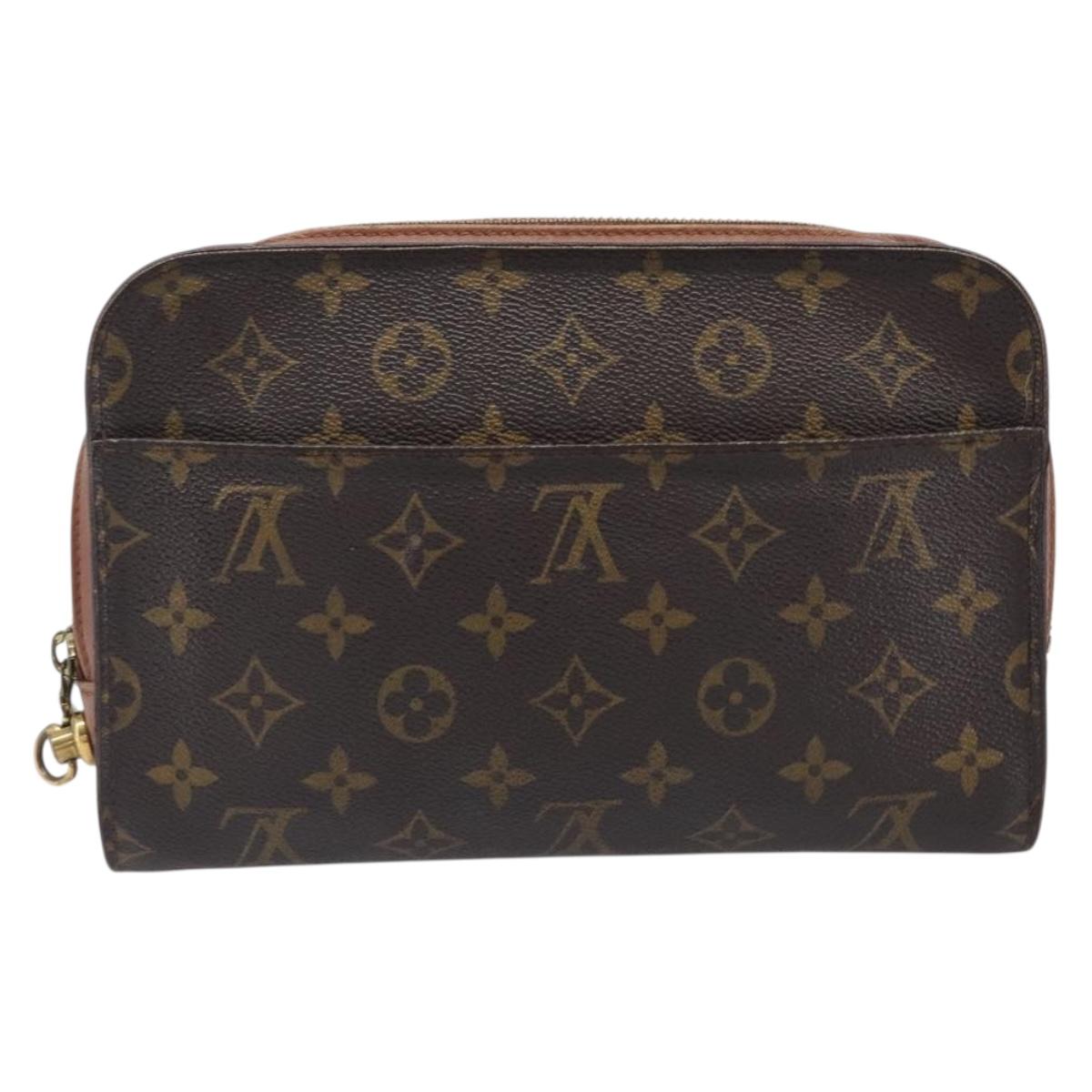 LOUIS VUITTON Monogram Orsay Clutch Bag M51790 LV Auth 199492