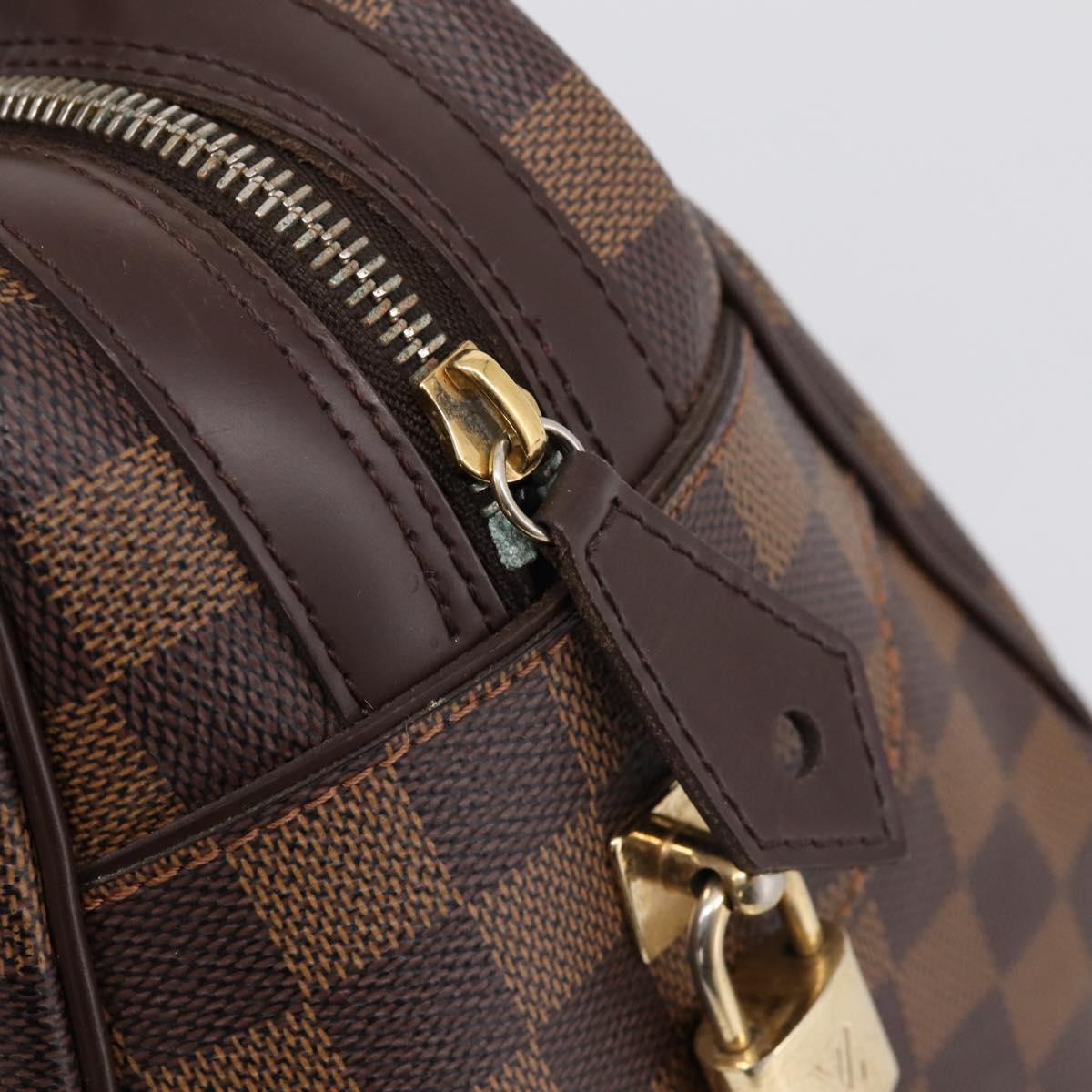 LOUIS VUITTON Damier Ebene Duomo Hand Bag N60008 LV Auth 199501A