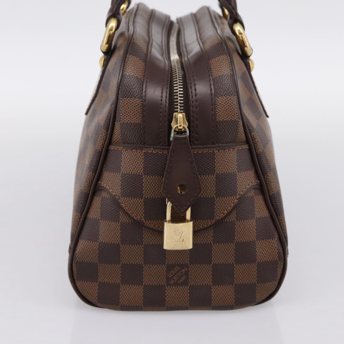 LOUIS VUITTON Damier Ebene Duomo Hand Bag N60008 LV Auth 199501A
