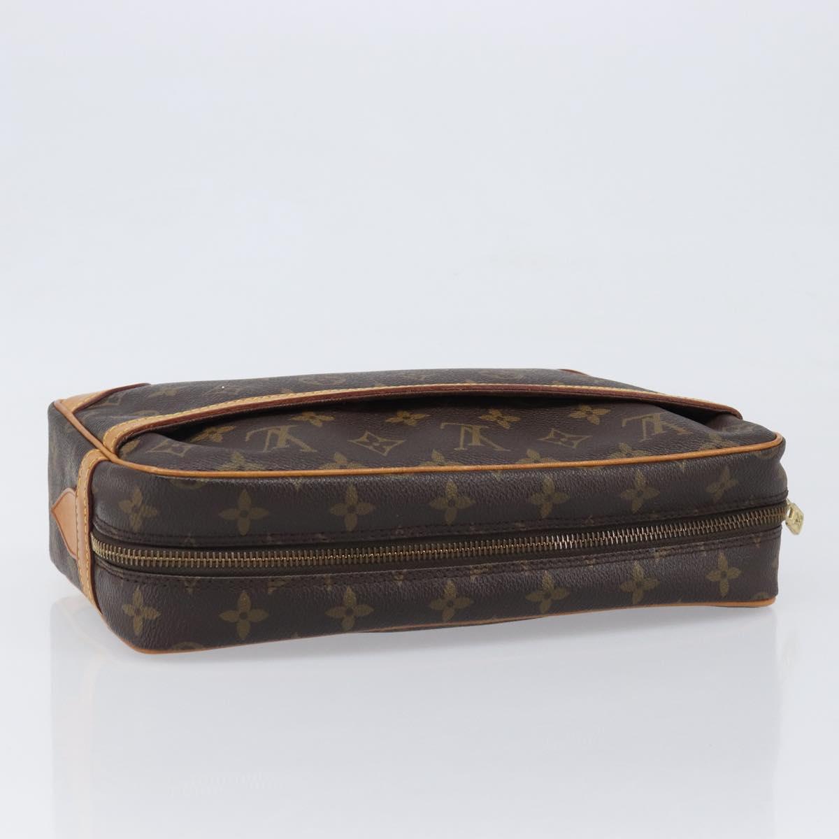 LOUIS VUITTON Monogram Compiegne 28 Clutch Bag M51845 LV Auth 199515A