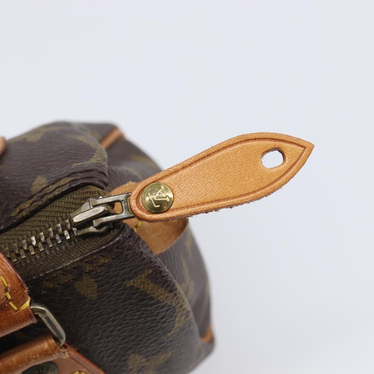 LOUIS VUITTON Monogram Mini Speedy Hand Bag M41534 LV Auth 199527
