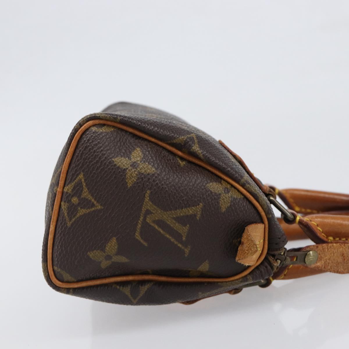 LOUIS VUITTON Monogram Mini Speedy Hand Bag M41534 LV Auth 199527