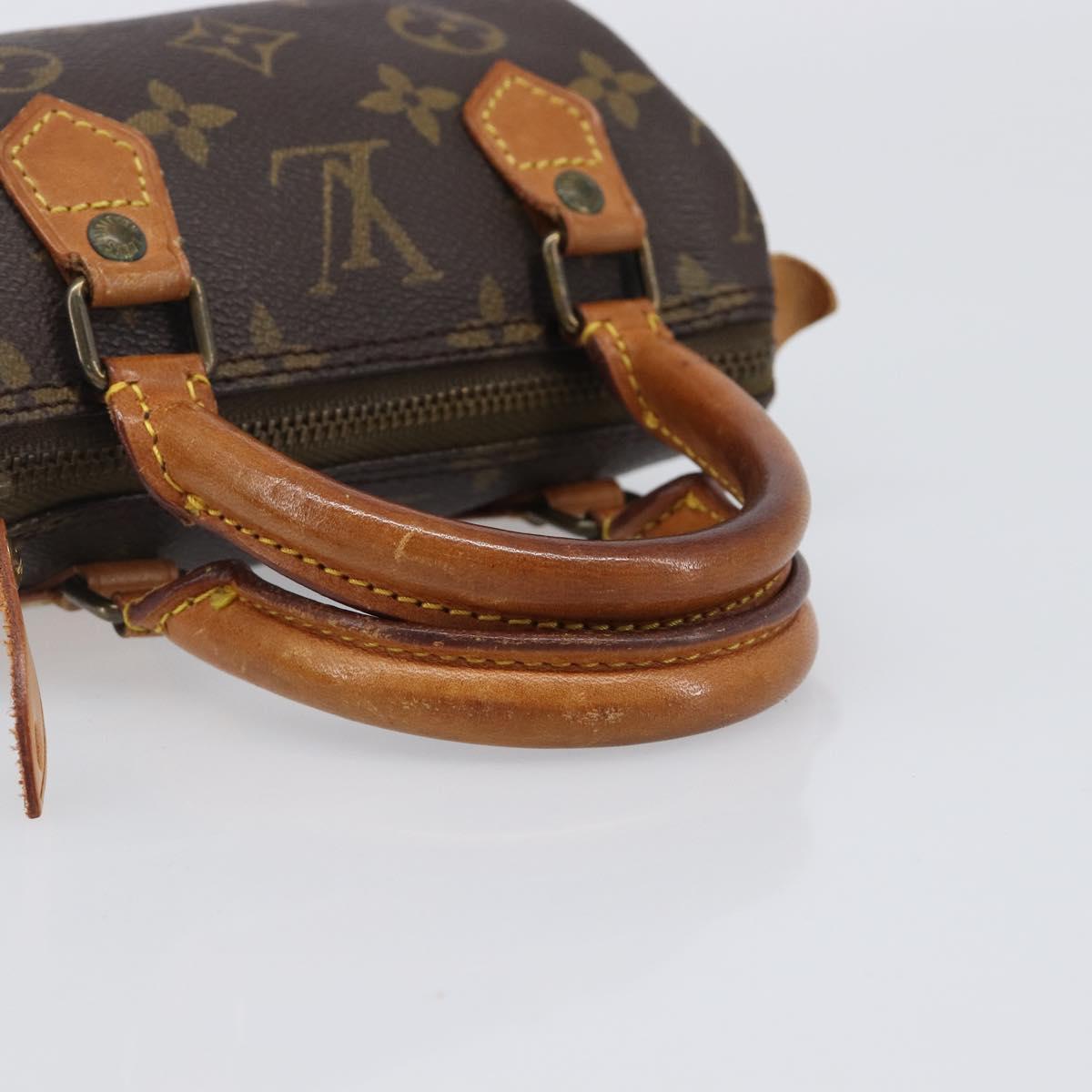 LOUIS VUITTON Monogram Mini Speedy Hand Bag M41534 LV Auth 199527
