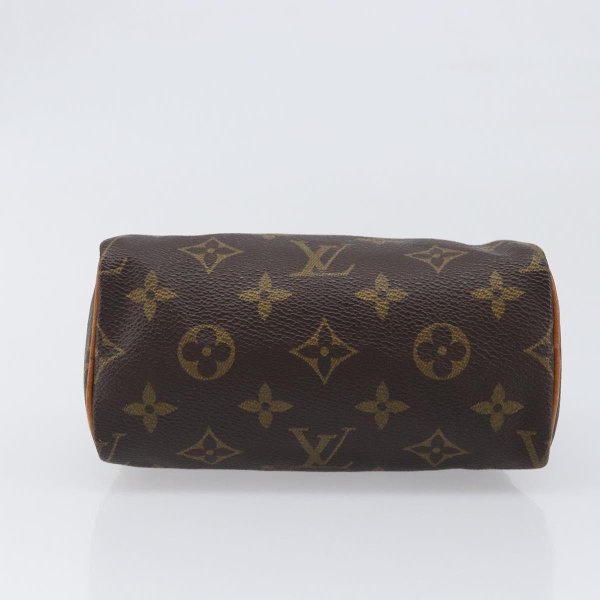 LOUIS VUITTON Monogram Mini Speedy Hand Bag M41534 LV Auth 199527